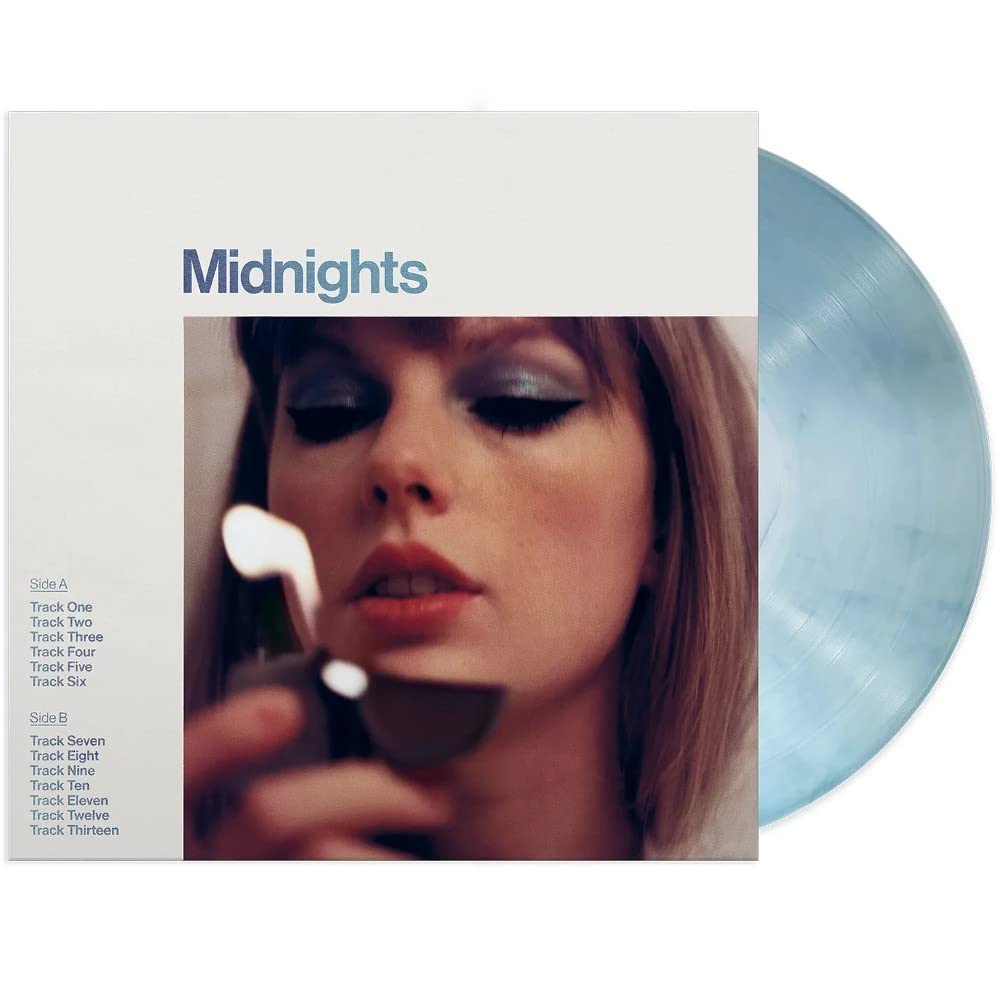 Taylor Swift - Midnights - Exclusive Limited Edition Moonstone Blue Colored Vinyl LP