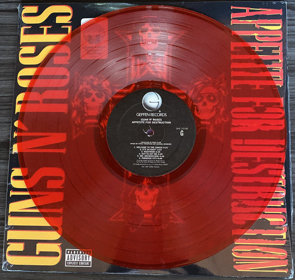Guns N' Roses - Appetite For Destruction - Exclusive Red Vinyl - LP