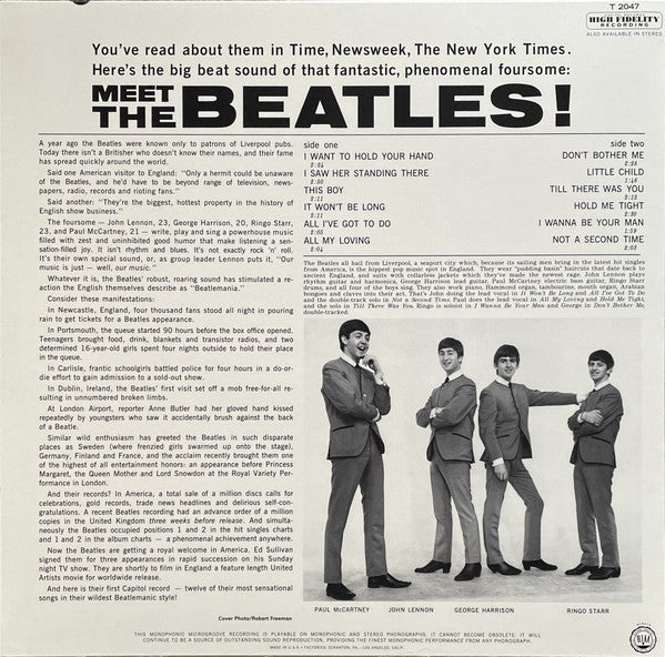 The Beatles - Meet the Beatles! - Exclusive 60th Anniversary - Opaque Blue Vinyl
