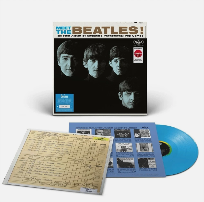 The Beatles - Meet the Beatles! - Exclusive 60th Anniversary - Opaque Blue Vinyl