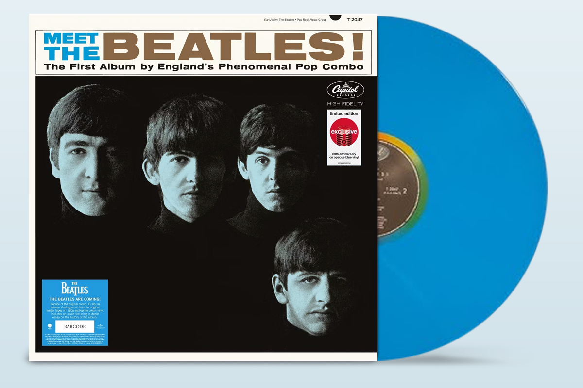 The Beatles - Meet the Beatles! - Exclusive 60th Anniversary - Opaque Blue Vinyl